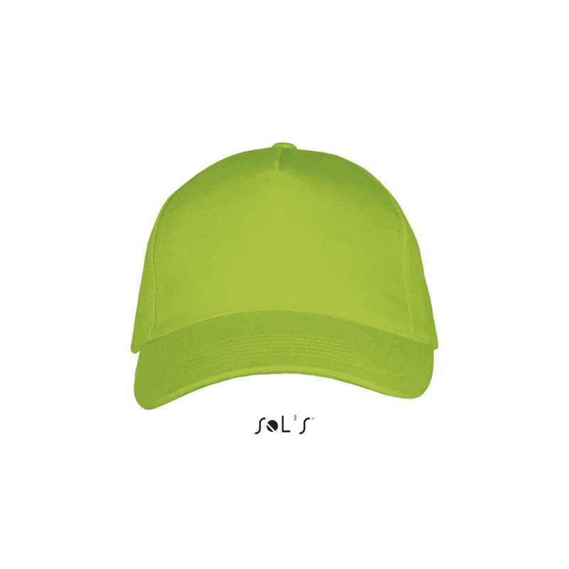 Gorra de algodón de 5 paneles Long Beach