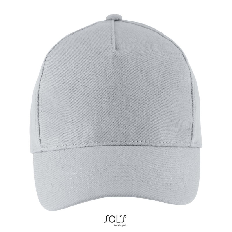 Gorra de algodón de 5 paneles Long Beach