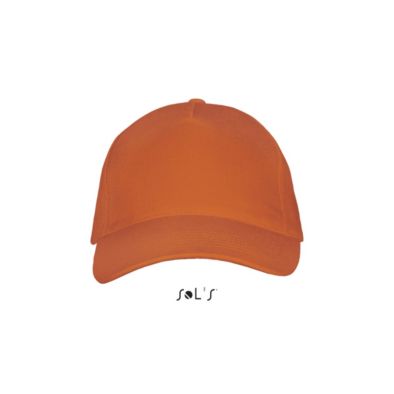 Gorra de algodón de 5 paneles Long Beach