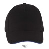 Gorra de algodón de 5 paneles Long Beach