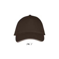 Gorra de algodón de 5 paneles Long Beach