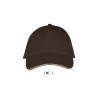 Gorra de algodón de 5 paneles Long Beach