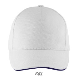 Gorra de algodón de 5 paneles Long Beach