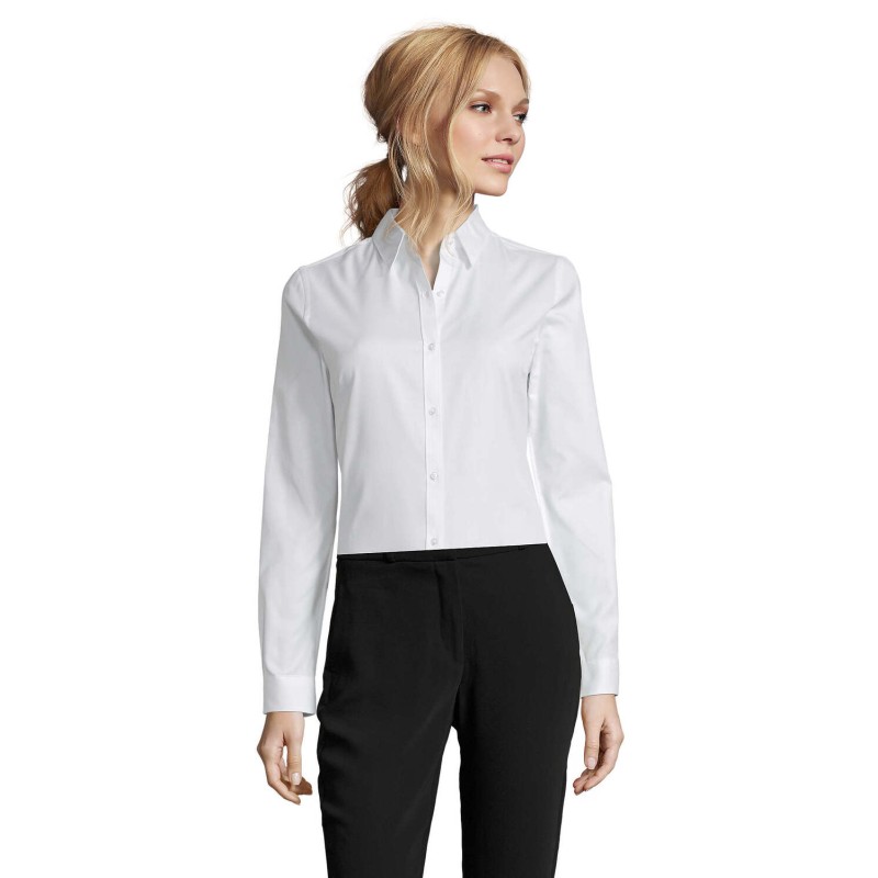 Camisa de espiga de mujer Brody