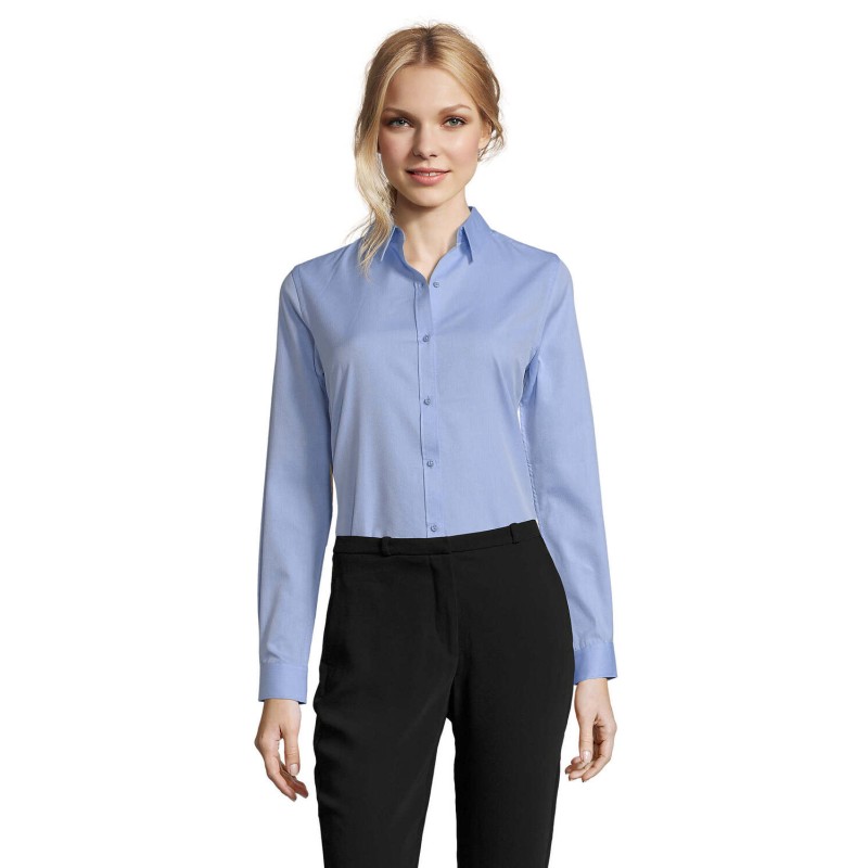 Camisa de espiga de mujer Brody