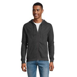 Sudadera con capucha y cremallera unisex Stone