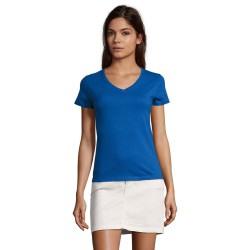 Camiseta de cuello de pico de mujer Imperial V