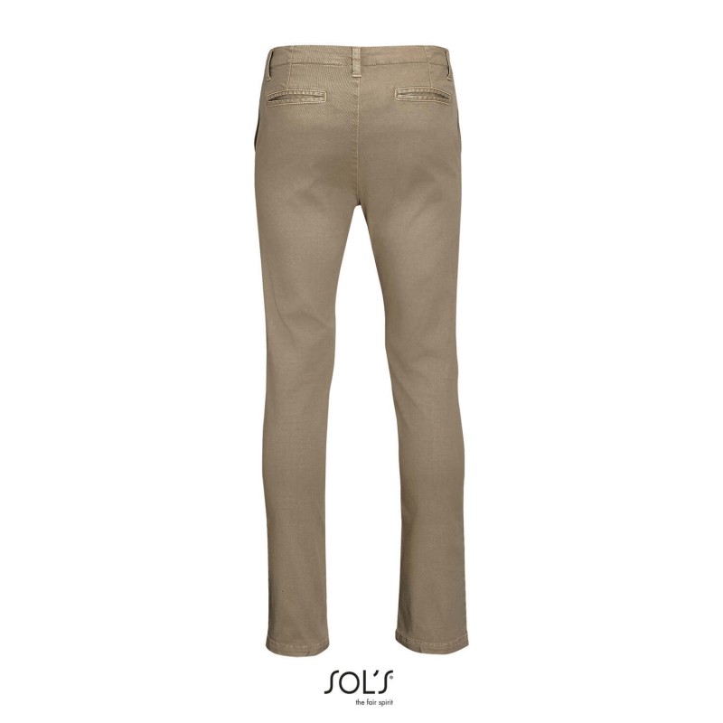 Pantalón chino de hombre Jules largo 35