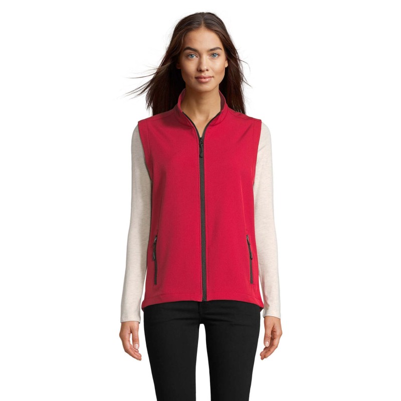 Chaleco softshell de mujer Race BW