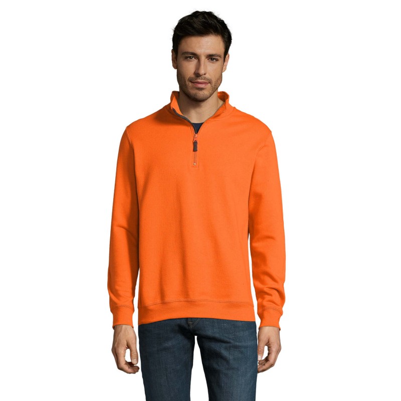 Sudadera con media cremallera Stan