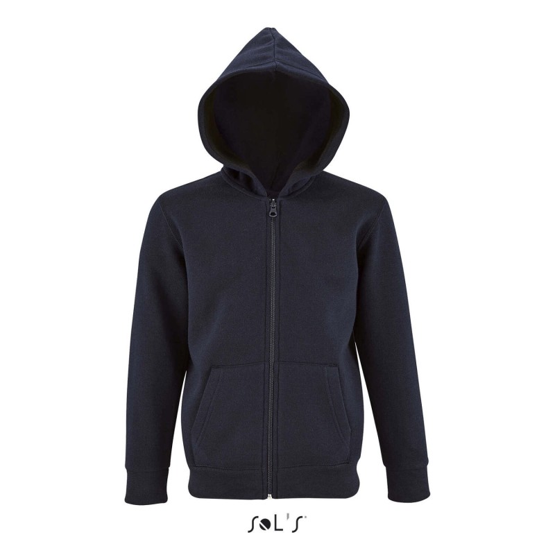 Sudadera con capucha y cremallera infantil Stone