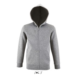 Sudadera con capucha y cremallera infantil Stone