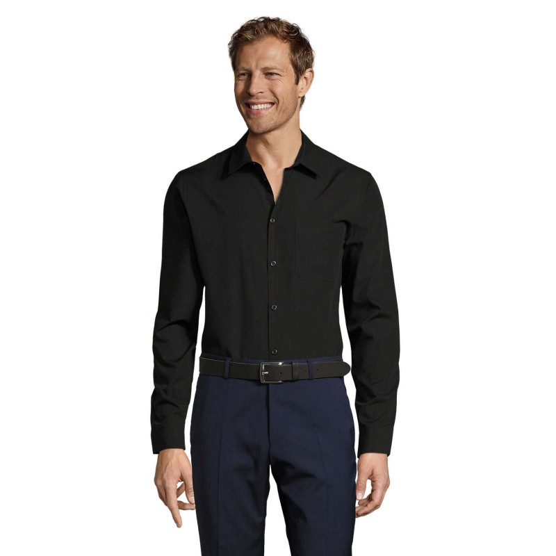 Camisa de popelín de hombre Baltimore Fit