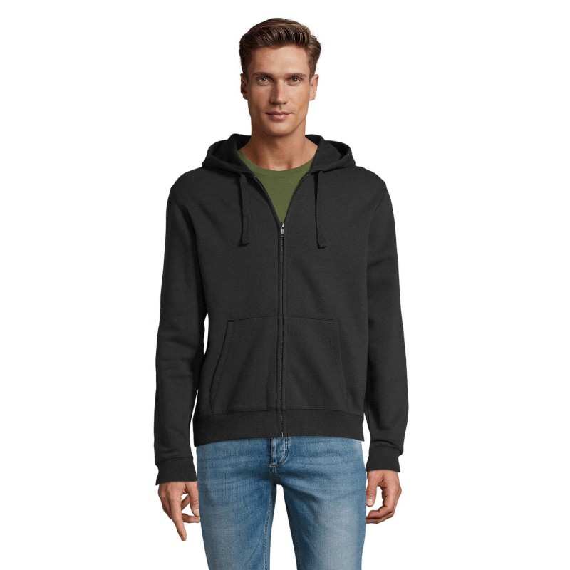 Sudadera con capucha y cremallera de hombre Spike