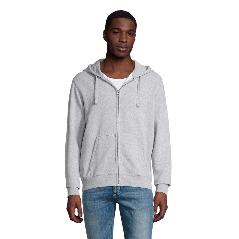 Sudadera con capucha y cremallera de hombre Spike