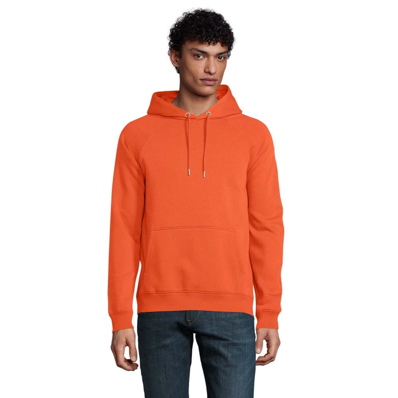Sudadera con capucha de algodón orgánico Stellar