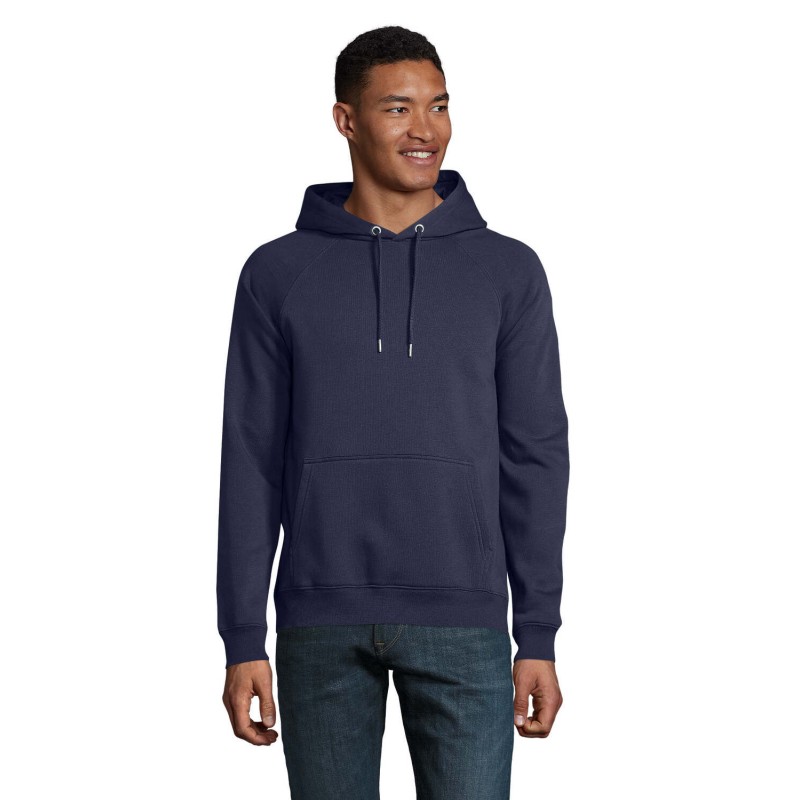 Sudadera con capucha de algodón orgánico Stellar