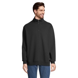 Sudadera con cuello alto y...