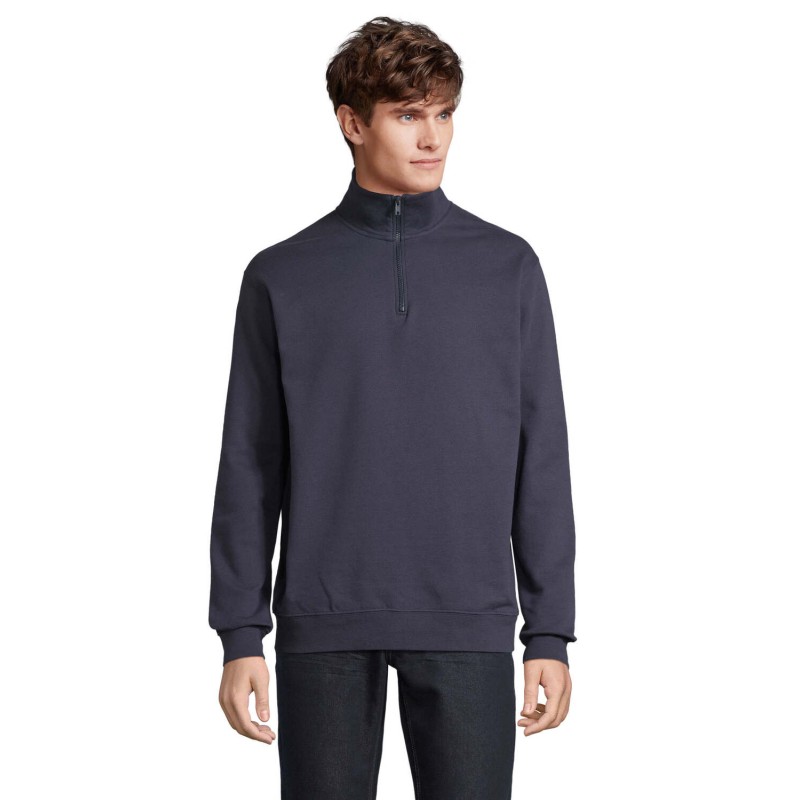 Sudadera con cuello alto y cremallera Conrad