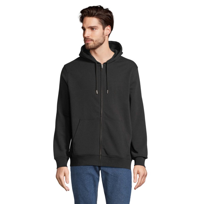 Sudadera con capucha y cremallera Calipso
