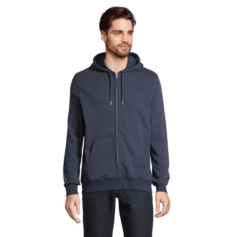 Sudadera con capucha y cremallera Calipso