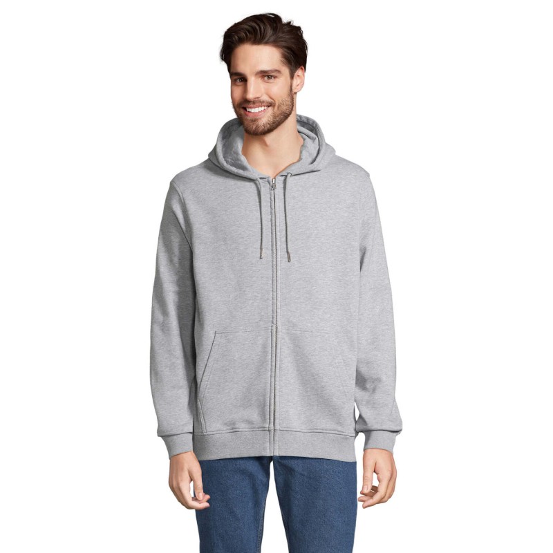 Sudadera con capucha y cremallera Calipso