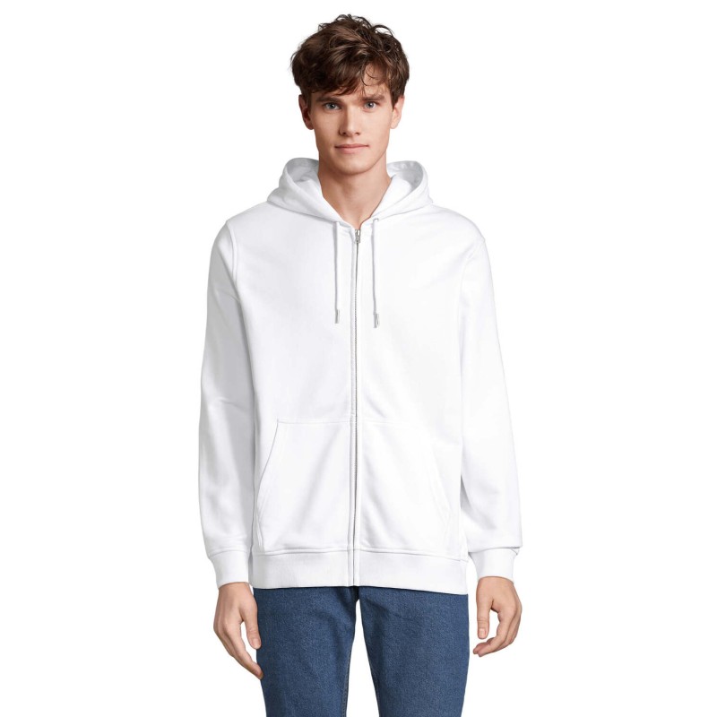 Sudadera con capucha y cremallera Calipso