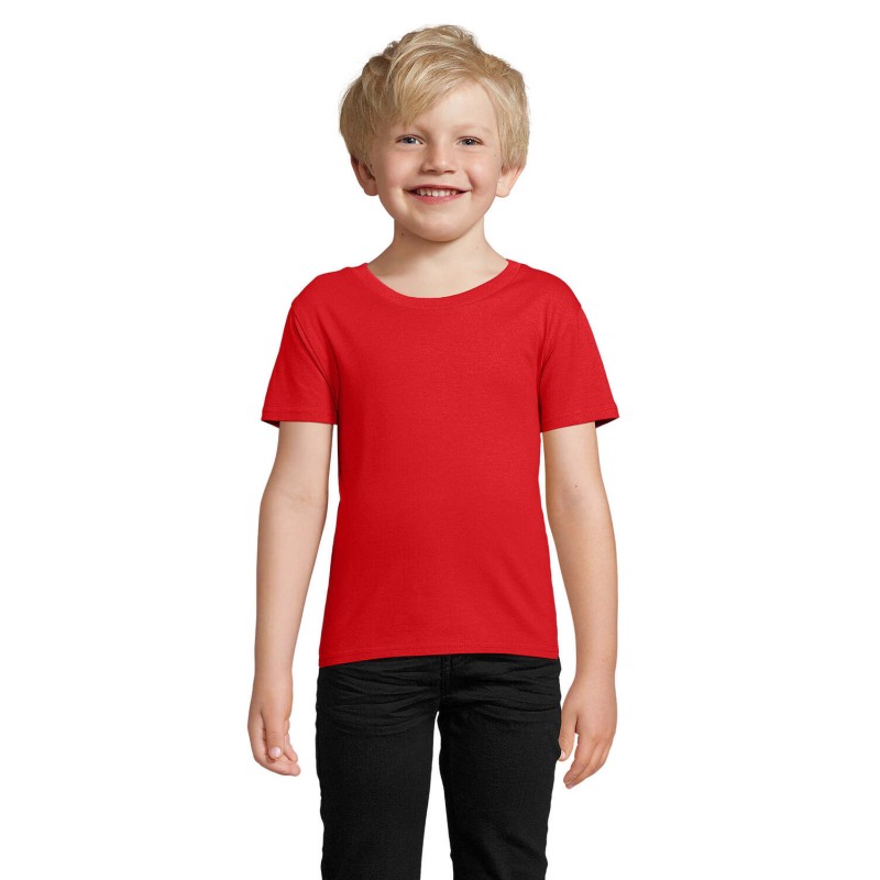 Camiseta infantil de algodón orgánico Pioneer