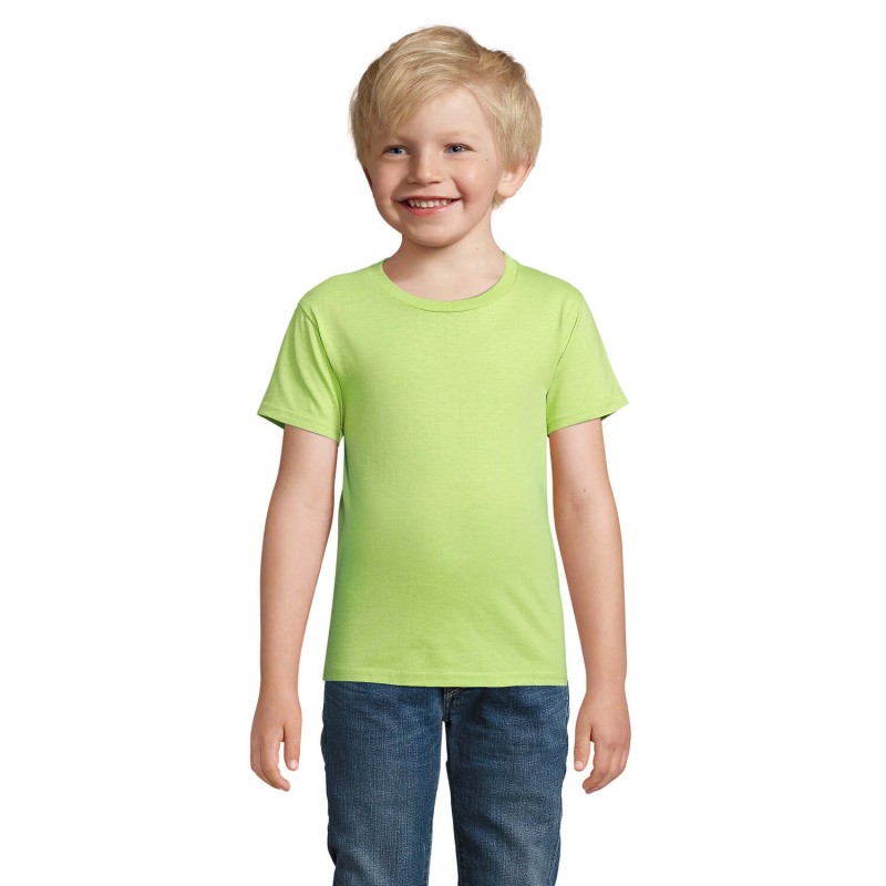 Camiseta infantil de algodón orgánico Pioneer