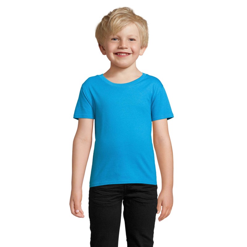 Camiseta infantil de algodón orgánico Pioneer