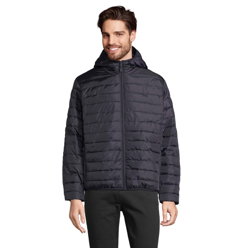 Chaqueta acolchada con capucha de hombre Stream Hooded