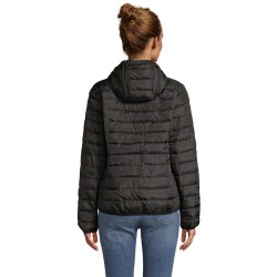 Chaqueta acolchada con capucha de mujer Stream Hooded