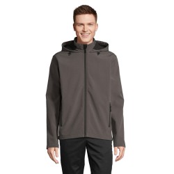 Chaqueta softshell con capucha de hombre Race Hooded
