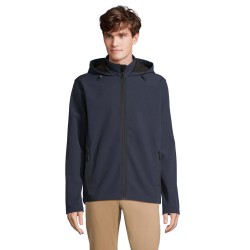 Chaqueta softshell con capucha de hombre Race Hooded