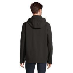 Chaqueta softshell con capucha de hombre Race Hooded