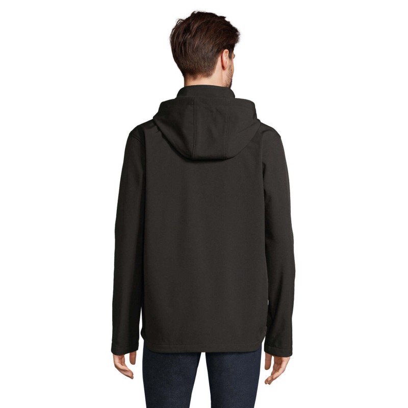 Chaqueta softshell con capucha de hombre Race Hooded