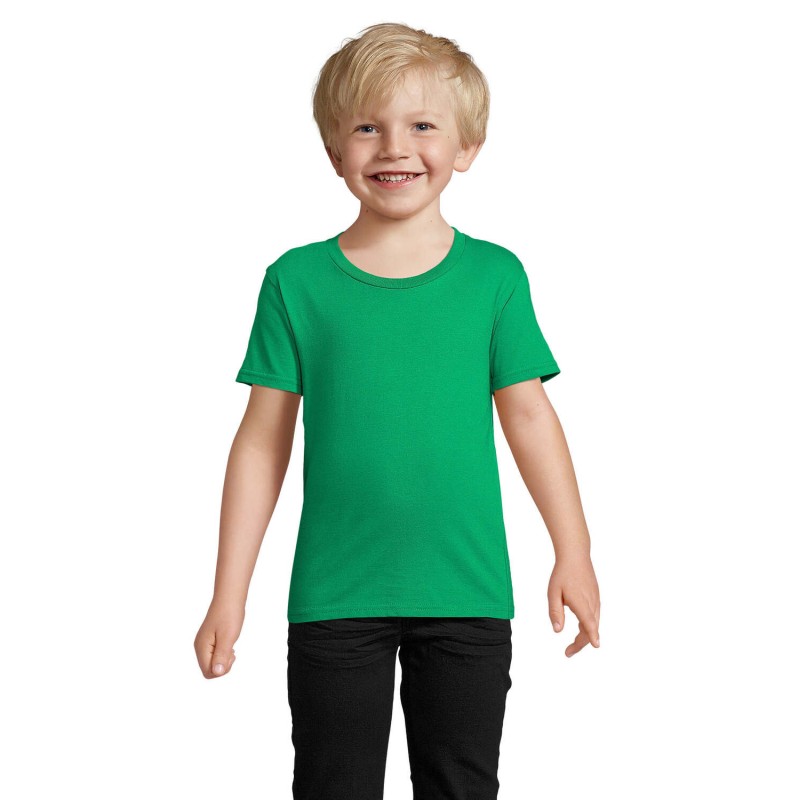 Camiseta infantil de algodón orgánico Crusader