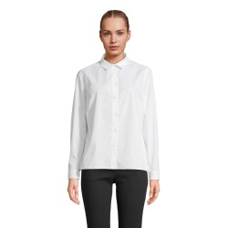 Camisa de popelina de mujer...