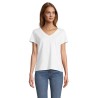 Camiseta de cuello en V de mujer Regent V
