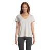 Camiseta de cuello en V de mujer Regent V