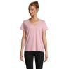 Camiseta de cuello en V de mujer Regent V