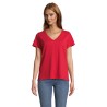 Camiseta de cuello en V de mujer Regent V
