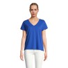 Camiseta de cuello en V de mujer Regent V