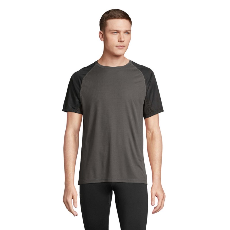 Camiseta técnica de manga raglán Vortex