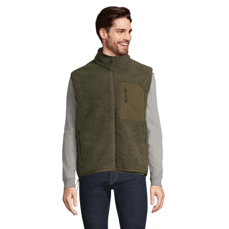 Chaleco sherpa unisex Fury BW