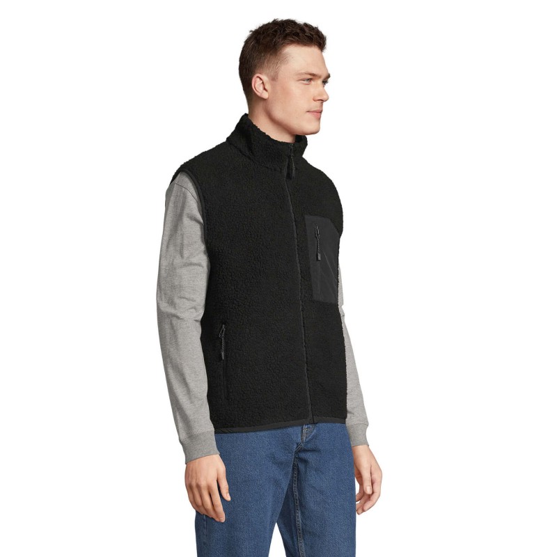 Chaleco sherpa unisex Fury BW