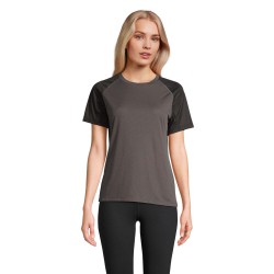 Camiseta técnica de manga raglán de mujer Vortex