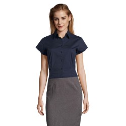 Camisa elástica de mujer manga corta Excess