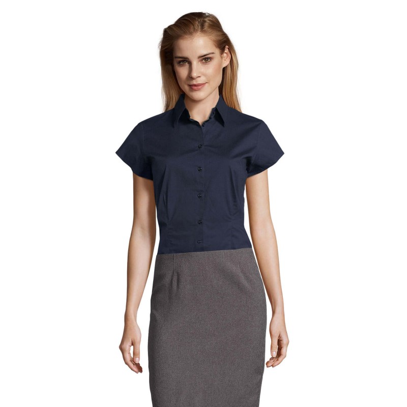Camisa elástica de mujer manga corta Excess