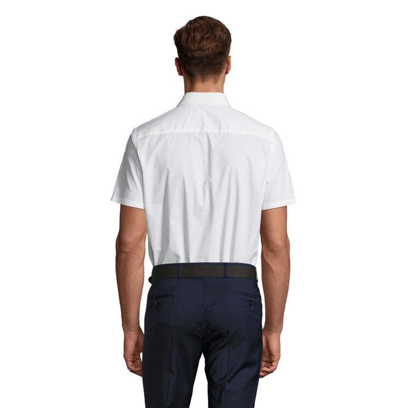 Camisa elástica de hombre manga corta Broadway